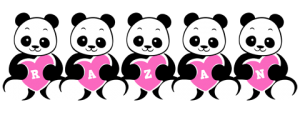 Razan designstyle love panda m 300x125 بالصور اسم رزان عربي و انجليزي مزخرف , معنى اسم رزان وشعر وغلاف ورمزيات