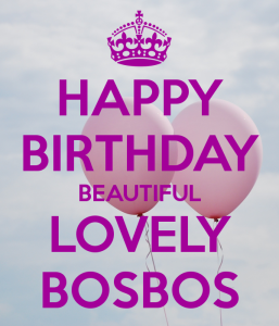 happy birthday beautiful lovely bosbos 1 257x300 صور اسم بسبوسة , صور ملونة لاسم بسبوسة بالانجليزى