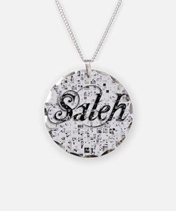 saleh matrix abstract art necklace 250x300 بالصور اسم صالح عربي و انجليزي مزخرف , معنى اسم صالح وشعر وغلاف ورمزيات