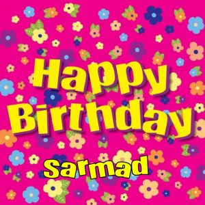 Happy birthday Sarmad 300x300 صور اسم سرمد مزخرف انجليزى , معنى اسم سرمد و شعر و غلاف و رمزيات