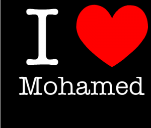 i love mohamed 1 300x255 صور اسم محمد لمواقع التواصل الاجتماعي , اسم محمد على خلفيات للفيس بوك