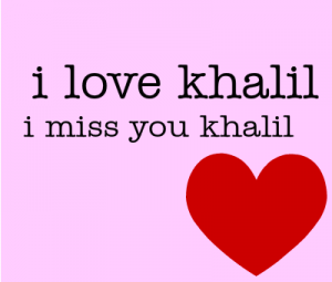 i love you khalil 1 300x255 صور رمزيات باسم خليل , تصميمات اسم خليل مميزة ككفرات فيس بوك