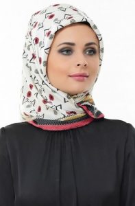 صور لفات حجاب 1 197x300 صور لفات الحجاب المميزة , اشكال جديدة واستايلات للحجاب