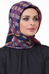 صور لفات حجاب 4 197x300 صور لفات الحجاب المميزة , اشكال جديدة واستايلات للحجاب